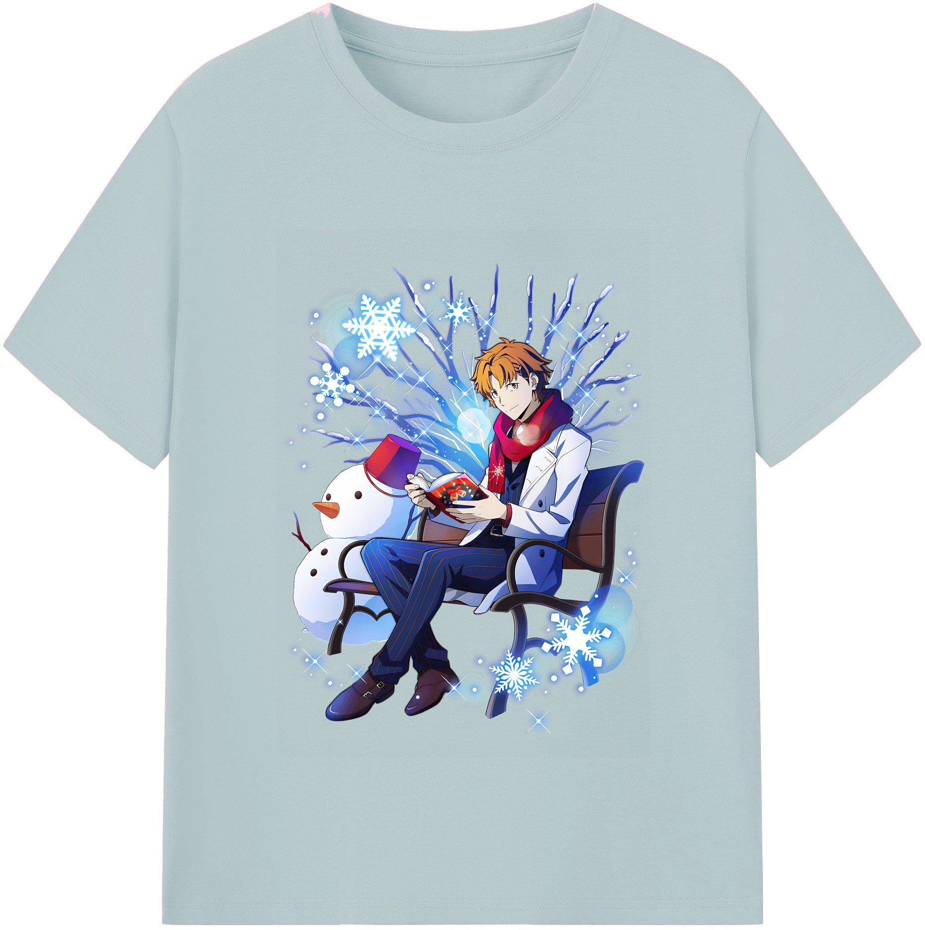 （画像用） 文豪ストレイドッグス Bungo Stray Dogs 綿100％半袖Tシャツ（フロントプリント）